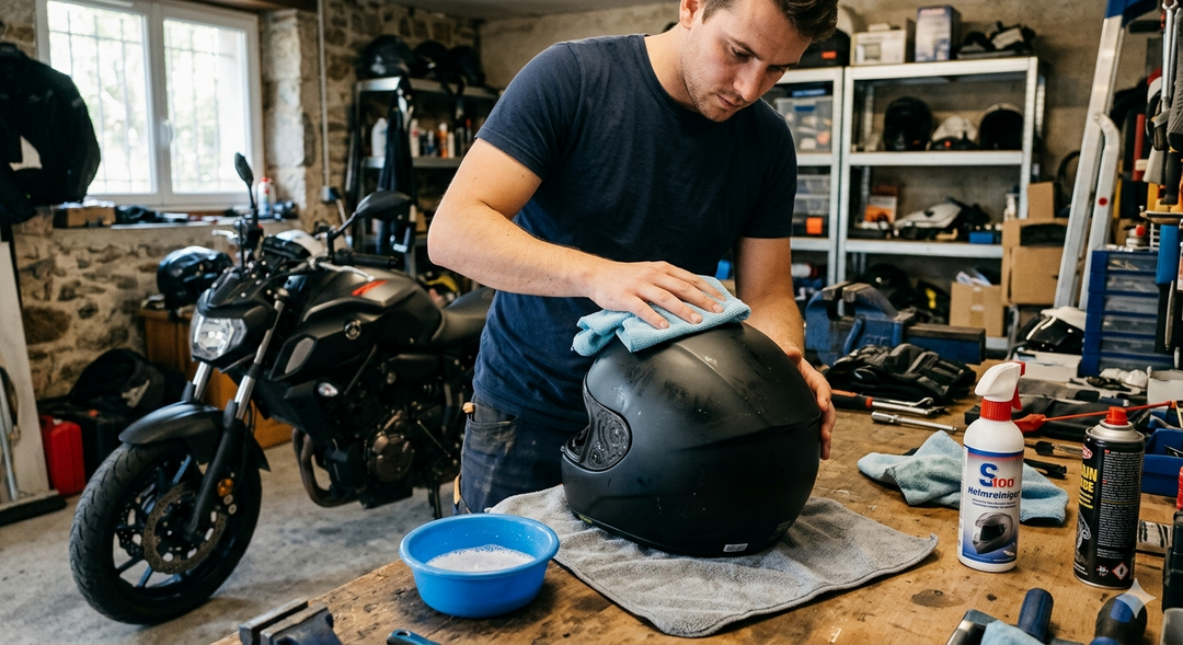 Entretien casque moto : 4 erreurs qui réduisent sa durée de vie