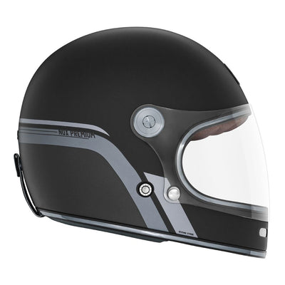 CASQUE INTEGRAL REVENGE STROBE NOIR MAT TITANIUM Nox Helmet