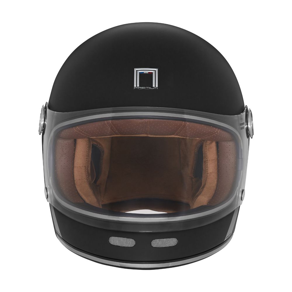 CASQUE INTEGRAL REVENGE STROBE NOIR MAT TITANIUM Nox Helmet