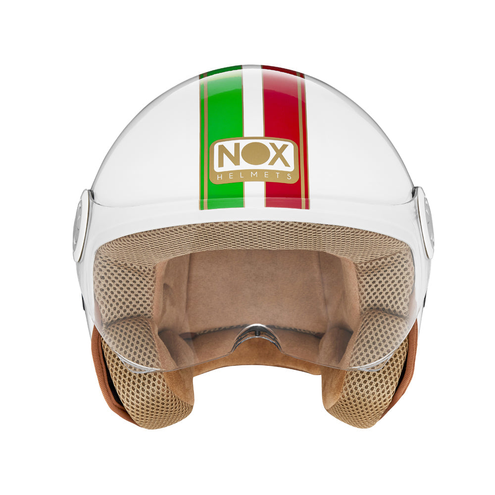 NOX CASQUE JET N210 EVO BLANC ITALIE Nox Helmet