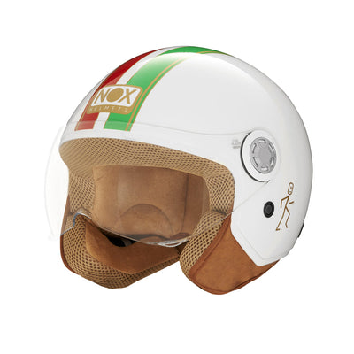 NOX CASQUE JET N210 EVO BLANC ITALIE Nox Helmet