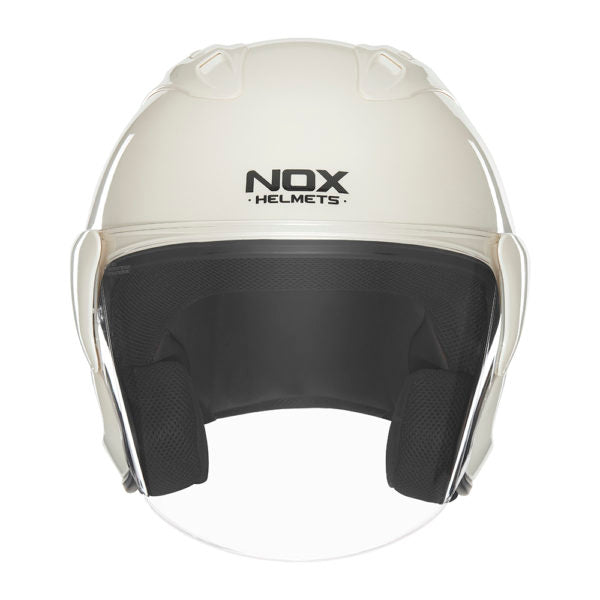 NOX CASQUE JET N220S BLANC PERLE Nox Helmet