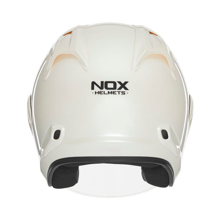 NOX CASQUE JET N220S BLANC PERLE Nox Helmet