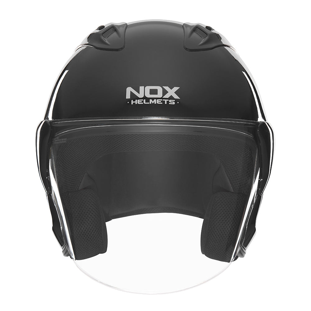 NOX CASQUE JET N 220S NOIR BRILLANT Nox Helmet