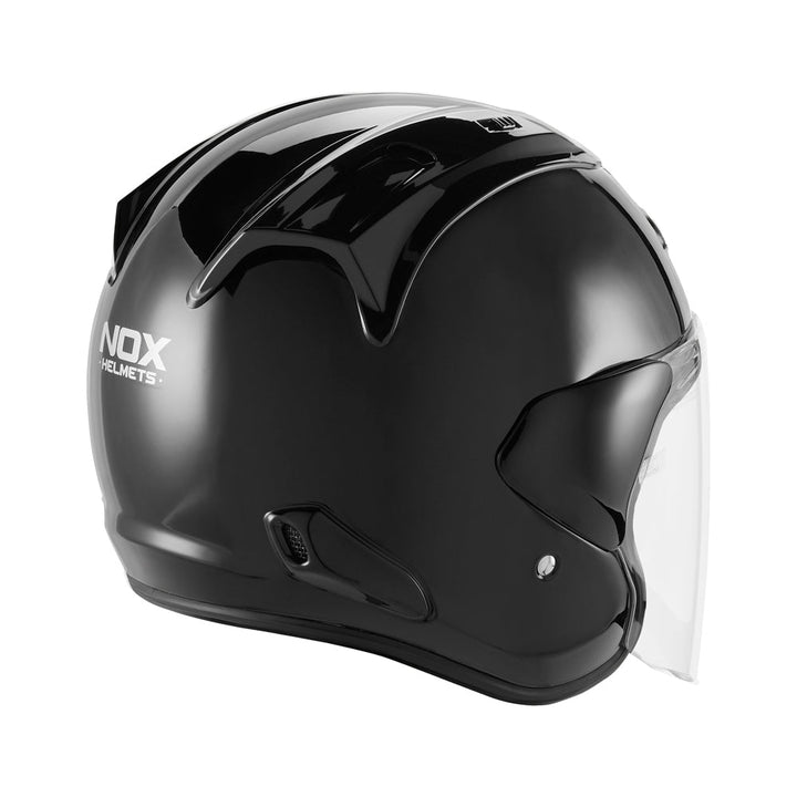 NOX CASQUE JET N 220S NOIR BRILLANT Nox Helmet