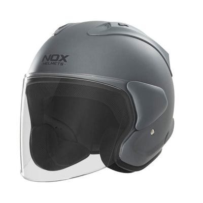 NOX CASQUE JET N 220S TITANIUM MAT Nox Helmet