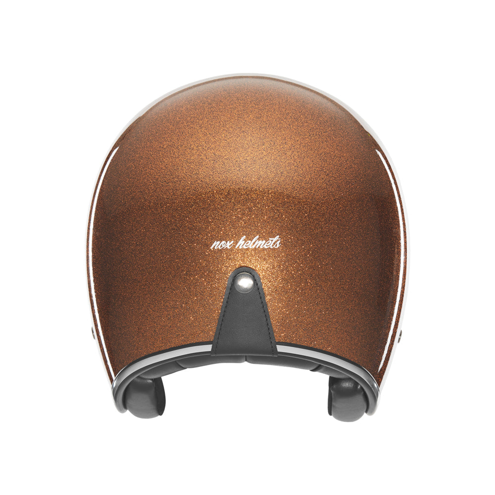 NOX CASQUE JET N243 PAILLETE CUIVRE Nox Helmet