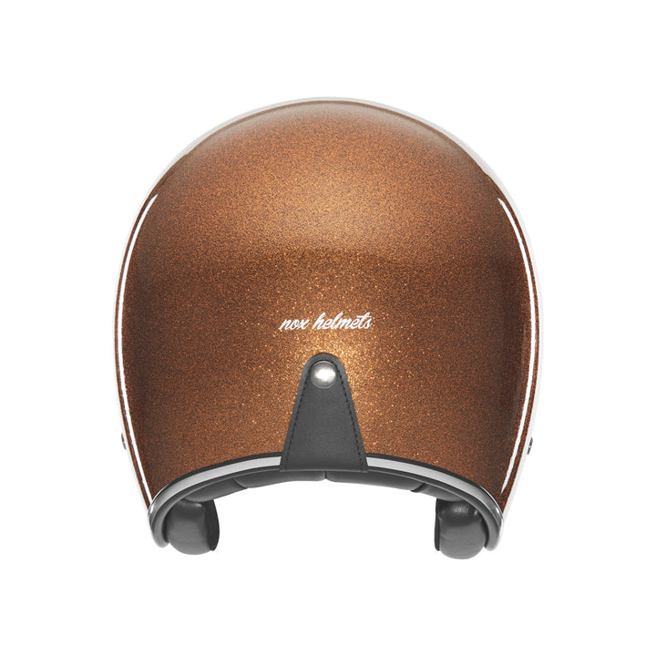 NOX CASQUE JET N243 PAILLETE CUIVRE Nox Helmet
