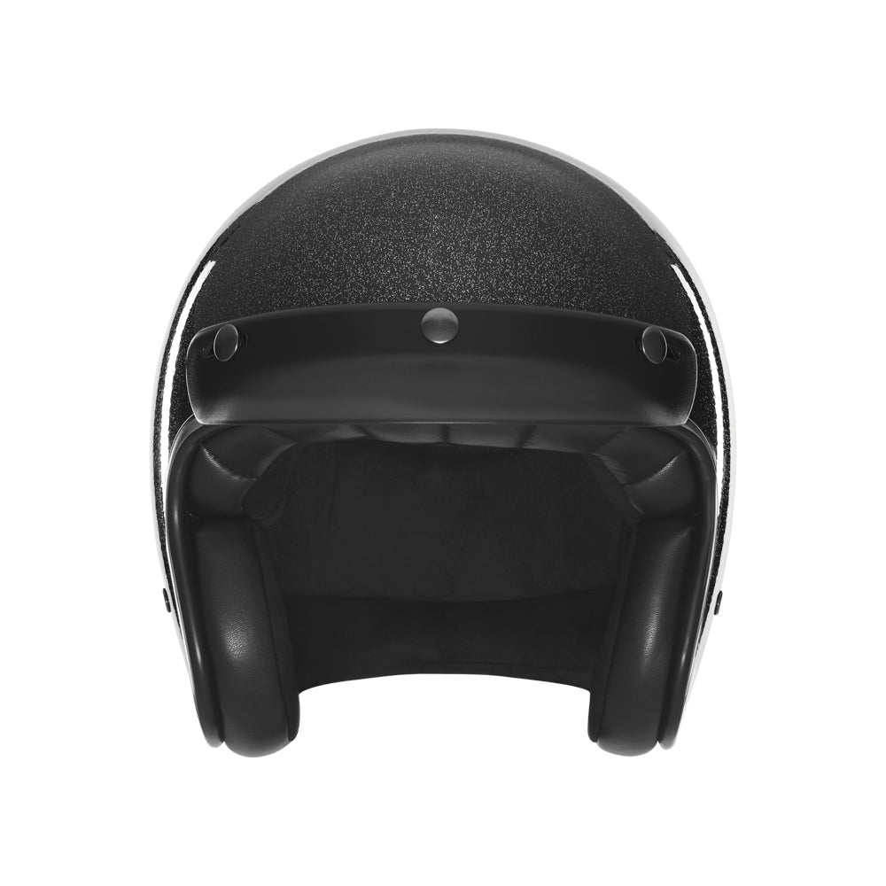 NOX CASQUE JET N243 PAILLETE NOIR Nox Helmet