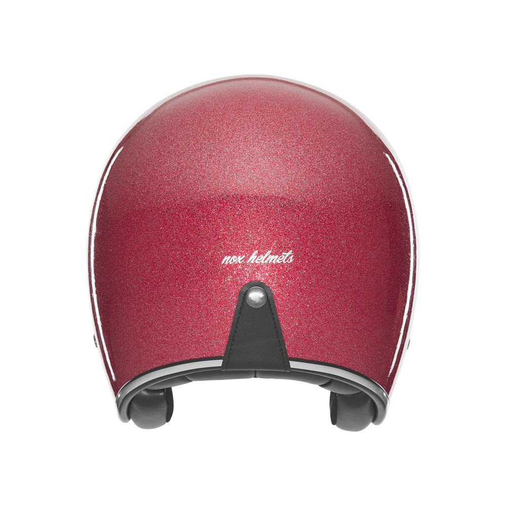 NOX CASQUE JET N243 PAILLETE ROSE Nox Helmet