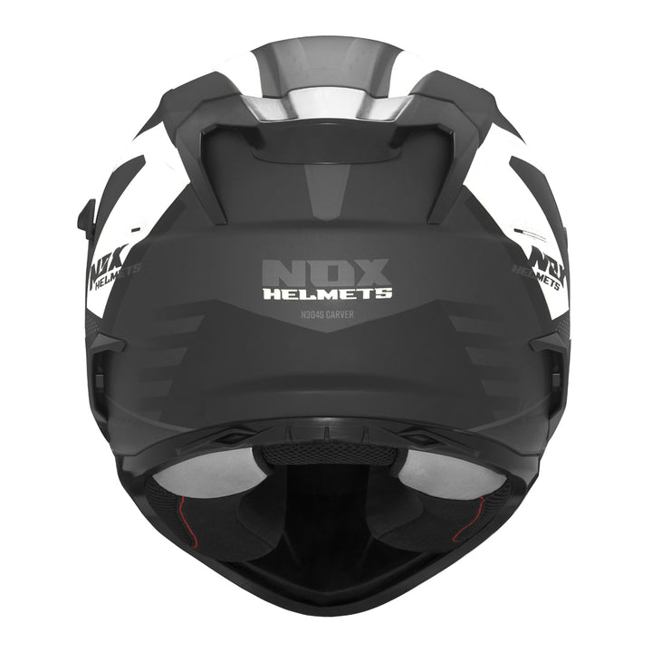 NOX CASQUE INTEGRAL N304S CARVER NOIR MAT BLANC Nox Helmet