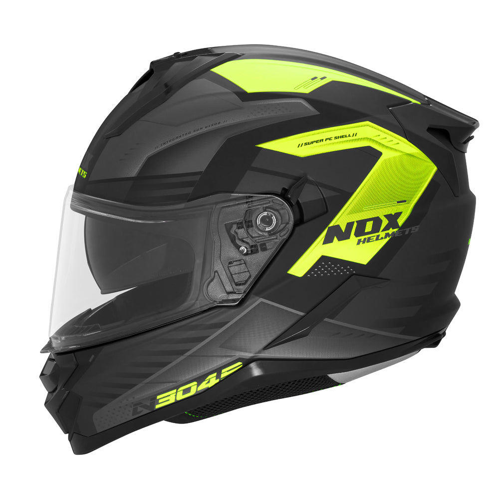 carver motorcycle helmets Shield- Blue Brock Black Customs line ski helmet REVO N304-S FULL-FACE HELMET, MATTE