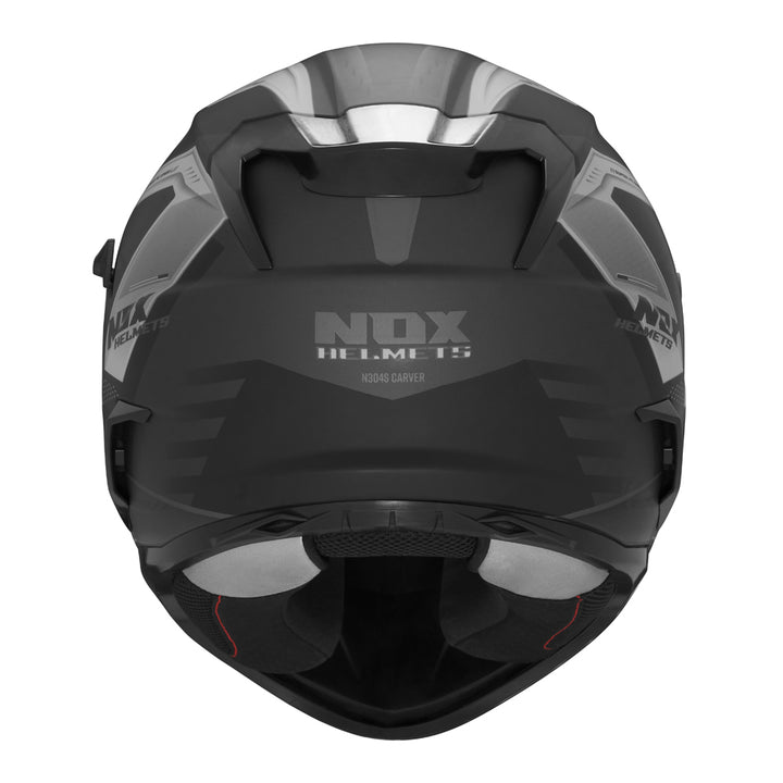 CASQUE INTEGRAL N304S CARVER NOIR MAT TITANIUM Nox Helmet