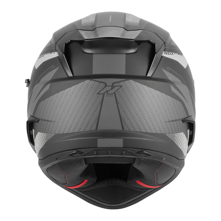 CASQUE INTEGRAL N304-S REVO NOIR MAT ARGENT Nox Helmet