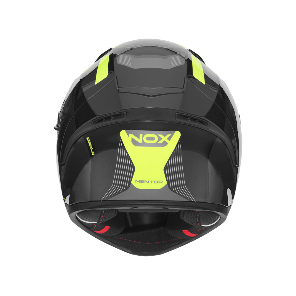 NOX CASQUE INTEGRAL N402 MENTOR NOIR JAUNE Nox Helmet