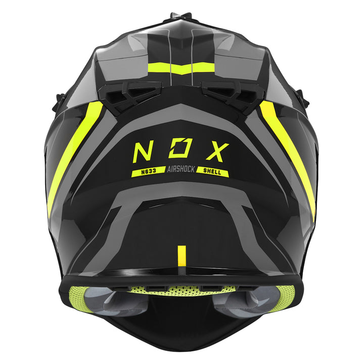 N633 AIRSHOCK NARDO JAUNE Nox Helmet