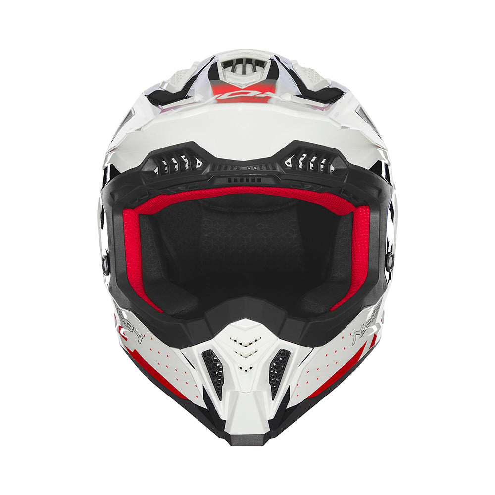 N634 GRADIANT BLANC ROUGE Nox Helmet
