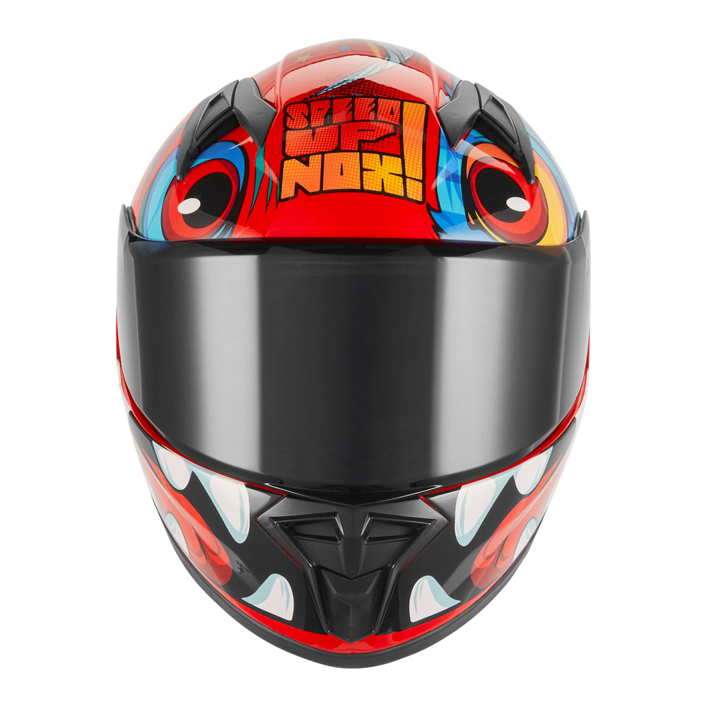 NOX CASQUE INTEGRAL ENFANT N731 SCRAPPY ROUGE BRILLANT Nox Helmet