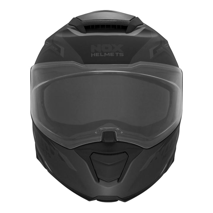 NOX CASQUE MODULABLE N967 SYNCHRO NOIR MAT TITANIUM Nox Helmet