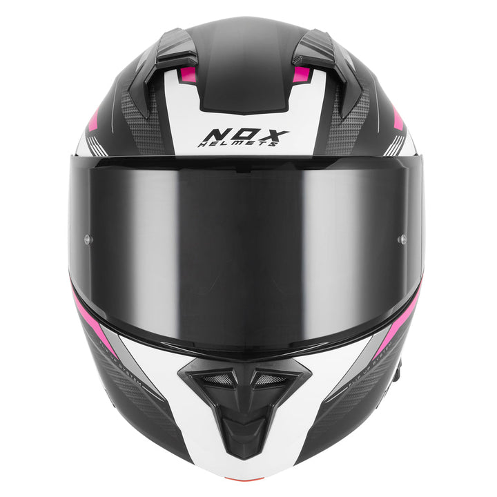 NOX CASQUE MODULABLE N968 SHIFT ROSE BLANC Nox Helmet