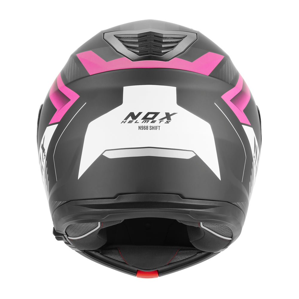 NOX CASQUE MODULABLE N968 SHIFT ROSE BLANC Nox Helmet