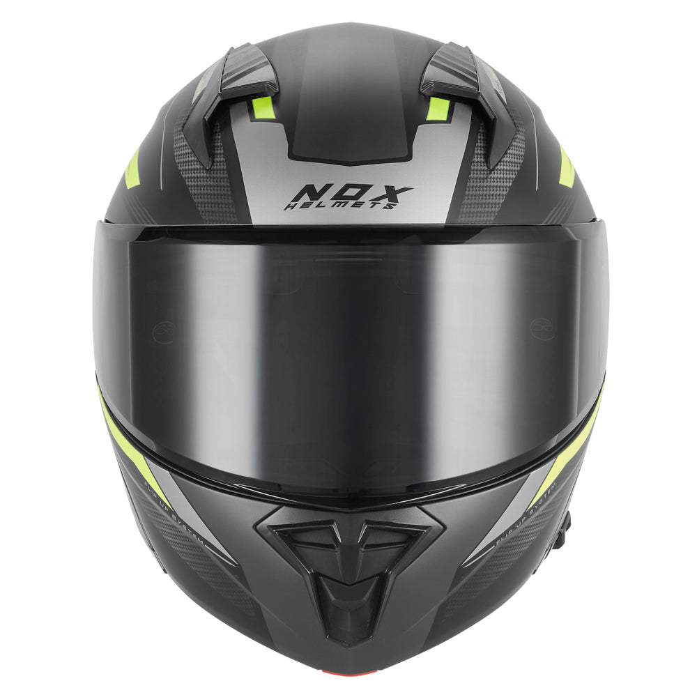 NOX CASQUE MODULABLE N968 SHIFTJAUNE FLUO Nox Helmet