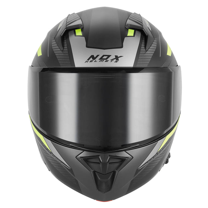 NOX CASQUE MODULABLE N968 SHIFTJAUNE FLUO Nox Helmet