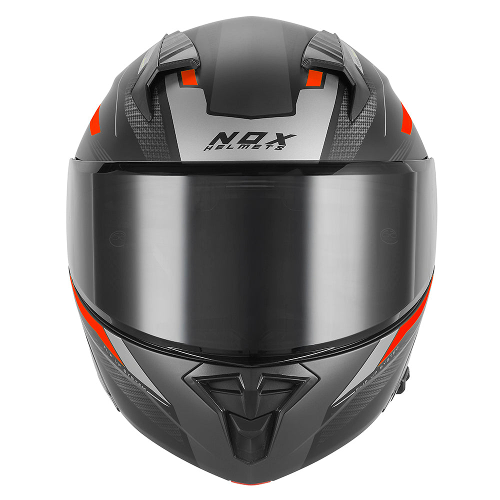 NOX CASQUE MODULABLE N968 SHIFT ROUGE NOIR Nox Helmet