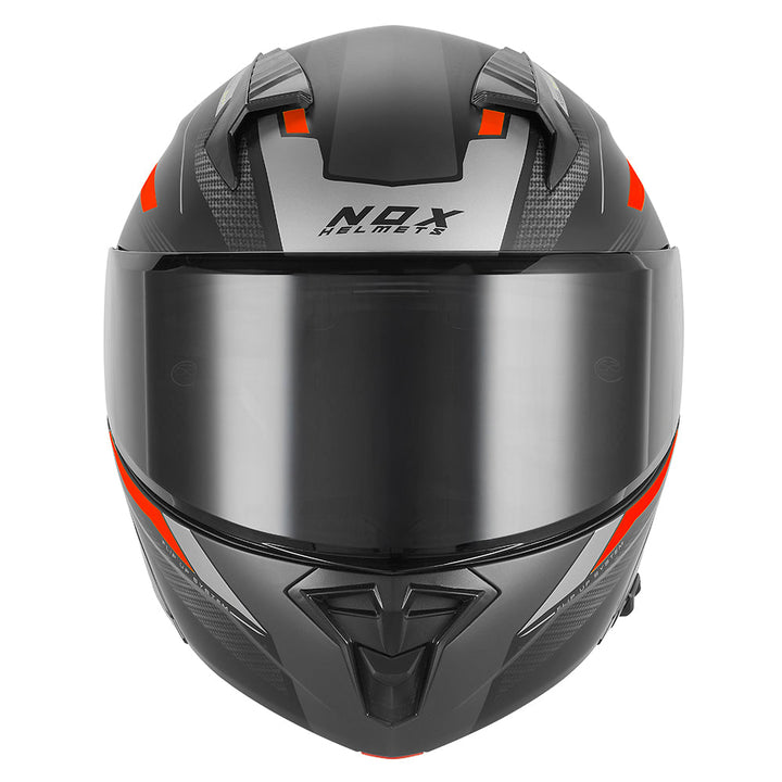 NOX CASQUE MODULABLE N968 SHIFT ROUGE NOIR Nox Helmet
