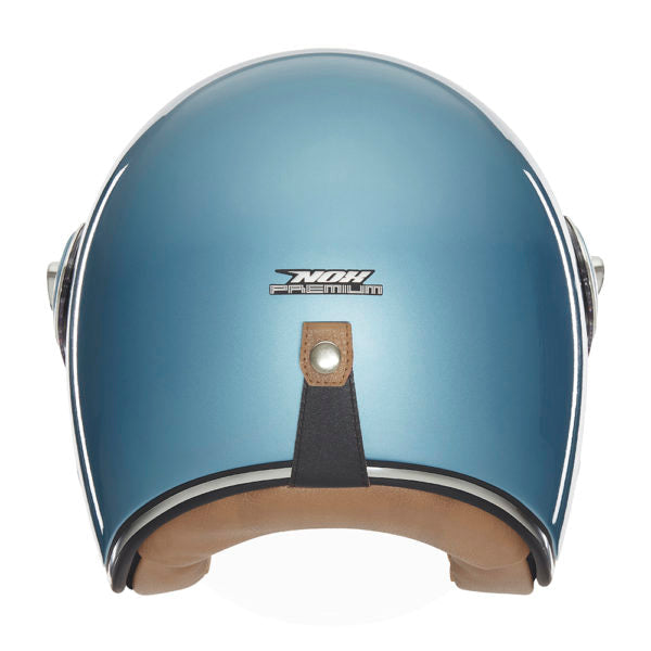 NOX PREMIUM CASQUE JET HERITAGE BLEU TURQUOISE Nox Helmet