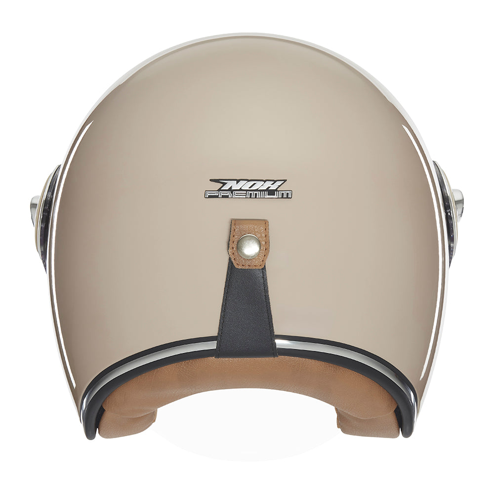 NOX PREMIUM CASQUE JET HERITAGE MOCHA Nox Helmet