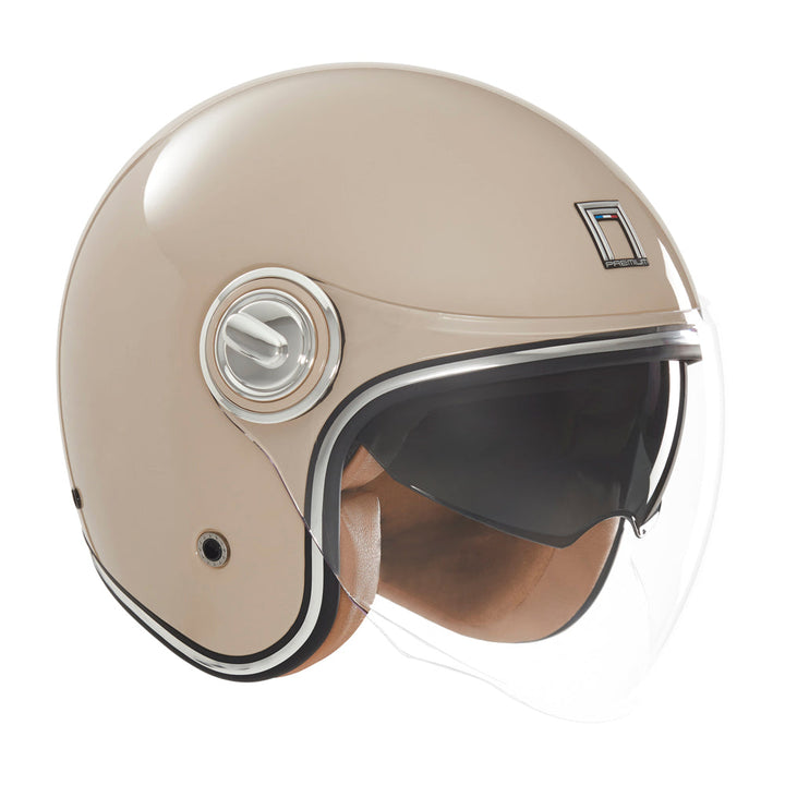 NOX PREMIUM CASQUE JET HERITAGE MOCHA Nox Helmet