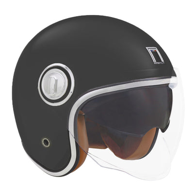 NOX PREMIUM JET HERITAGE NOIR MAT Nox Helmet