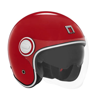 NOX PREMIUM CASQUE JET HERITAGE ROUGE BRILLANT Nox Helmet