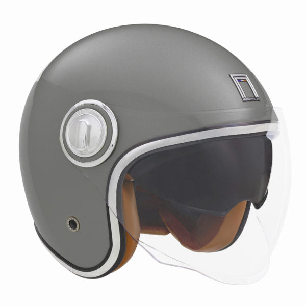 NOX PREMIUM JET HERITAGE TITANIUM MAT Nox Helmet