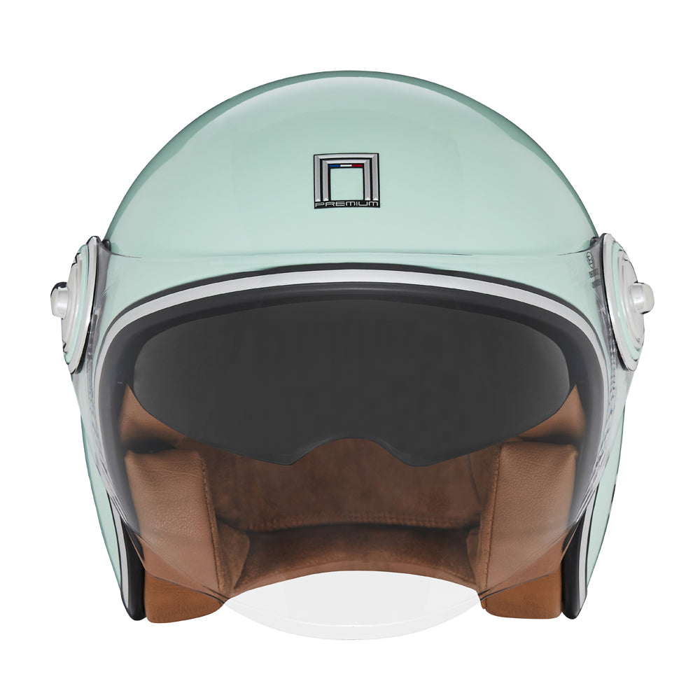 NOX PREMIUM CASQUE JET HERITAGE VERT D EAU Nox Helmet