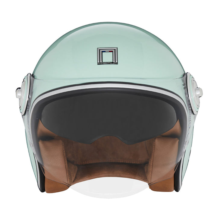 NOX PREMIUM CASQUE JET HERITAGE VERT D EAU Nox Helmet