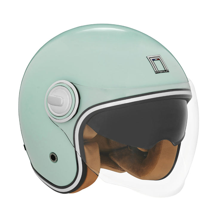 NOX PREMIUM CASQUE JET HERITAGE VERT D EAU Nox Helmet