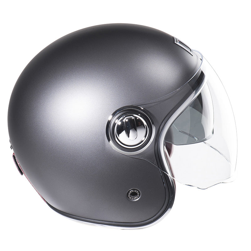 NOX PREMIUM JET HERITAGE TITANIUM MAT Nox Helmet