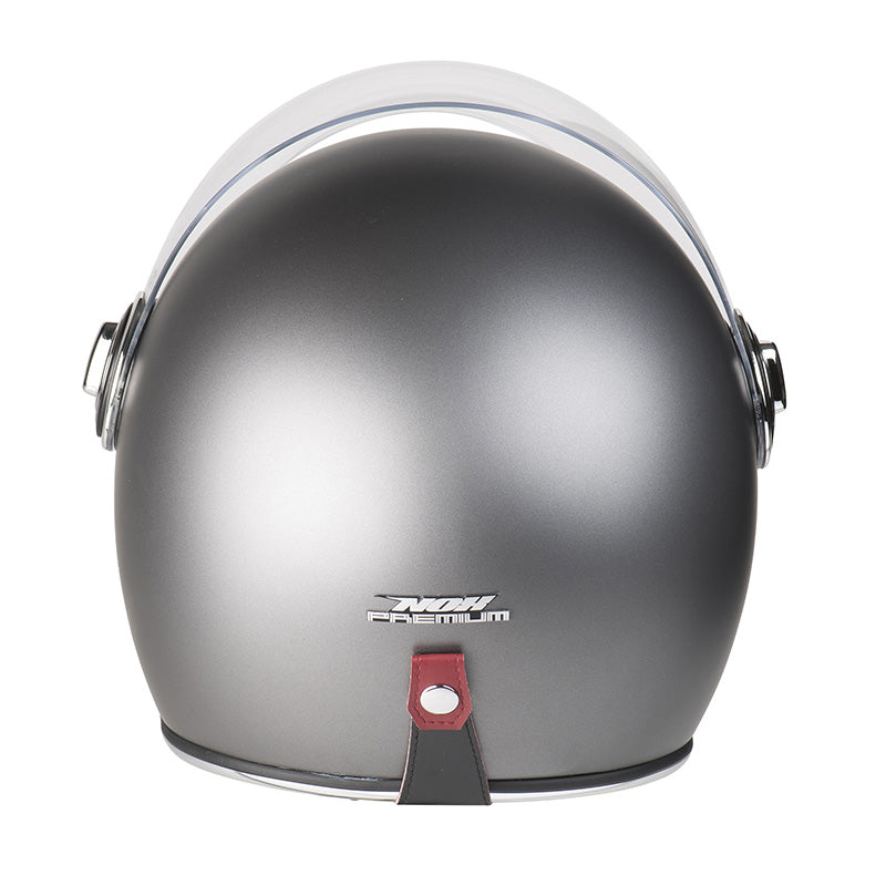 NOX PREMIUM JET HERITAGE TITANIUM MAT Nox Helmet