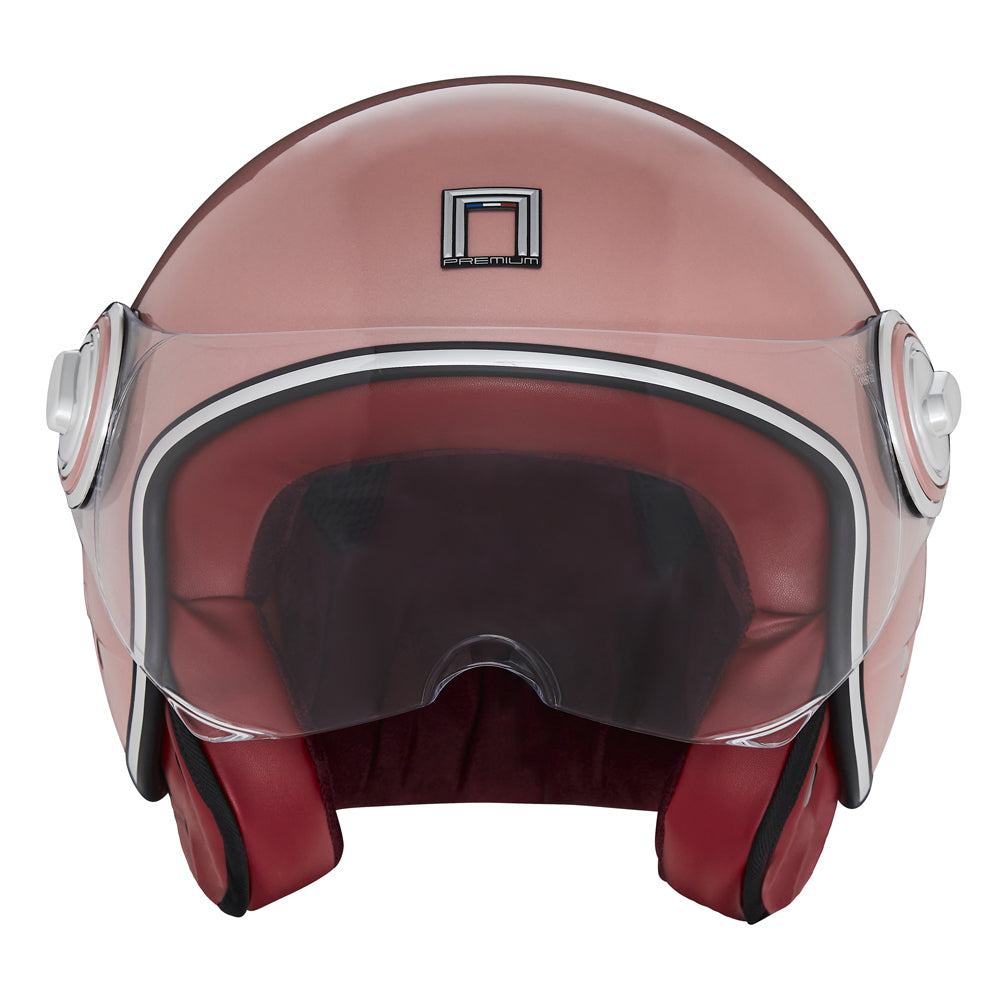 NOX PREMIUM CASQUE JET IDOL OR ROSE Nox Helmet