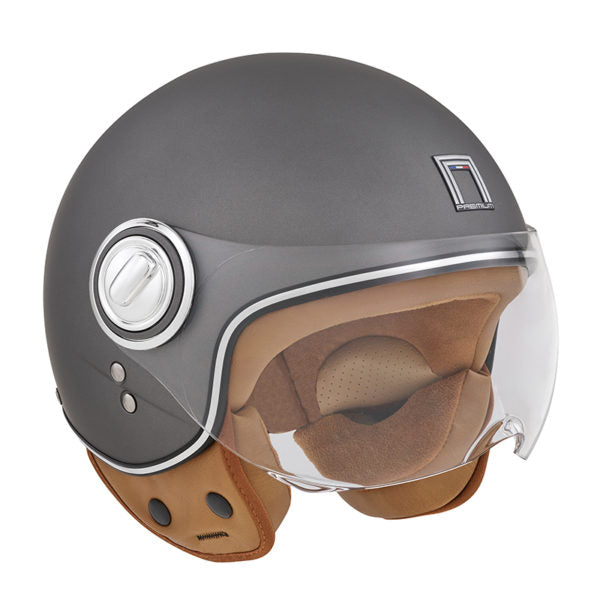NOX PREMIUM CASQUE JET IDOL TITANIUM MAT Nox Helmet
