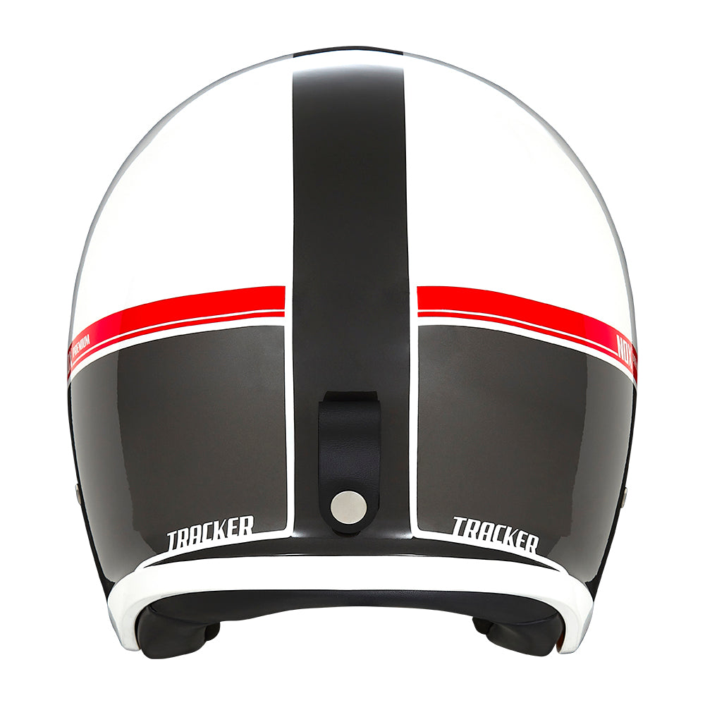 NOX PREMIUM CASQUE JET NEXT TRAKER BLANC ROUGE Nox Helmet