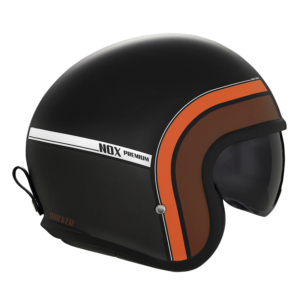 NOX PREMIUM CASQUE JET NEXT TRAKER BLANC ROUGE Nox Helmet