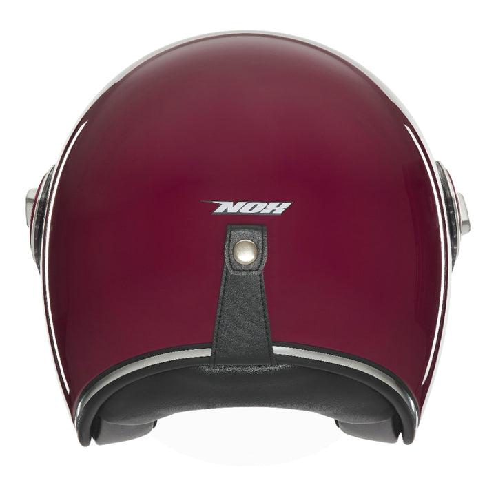 NOX PREMIUM CASQUE JET HERITAGE BORDEAUX Nox Helmet