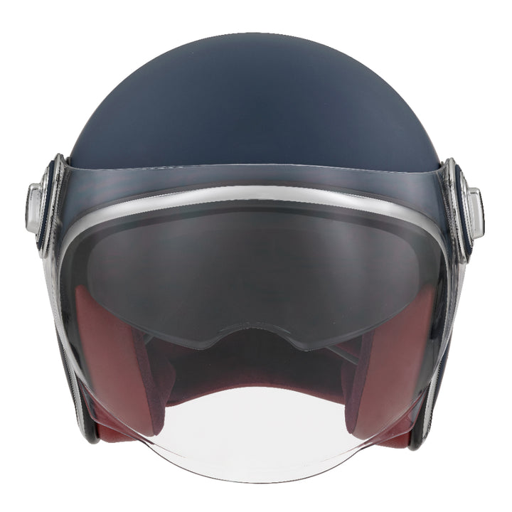 NOX PREMIUM JET HERITAGE BLEU MAT Nox Helmet