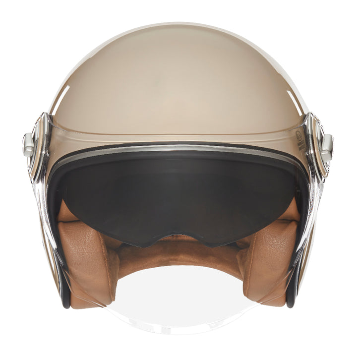 NOX PREMIUM CASQUE JET HERITAGE MOCCHA Nox Helmet