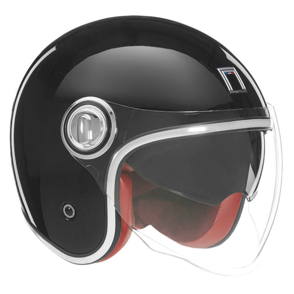 NOX PREMIUM JET HERITAGE NOIR BRILLANT Nox Helmet