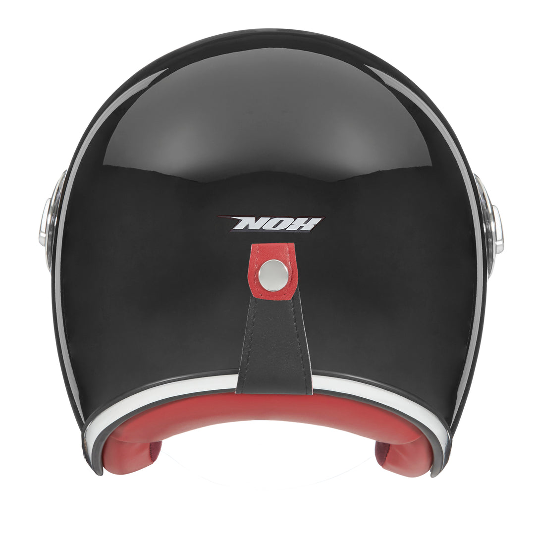 NOX PREMIUM JET HERITAGE NOIR BRILLANT Nox Helmet