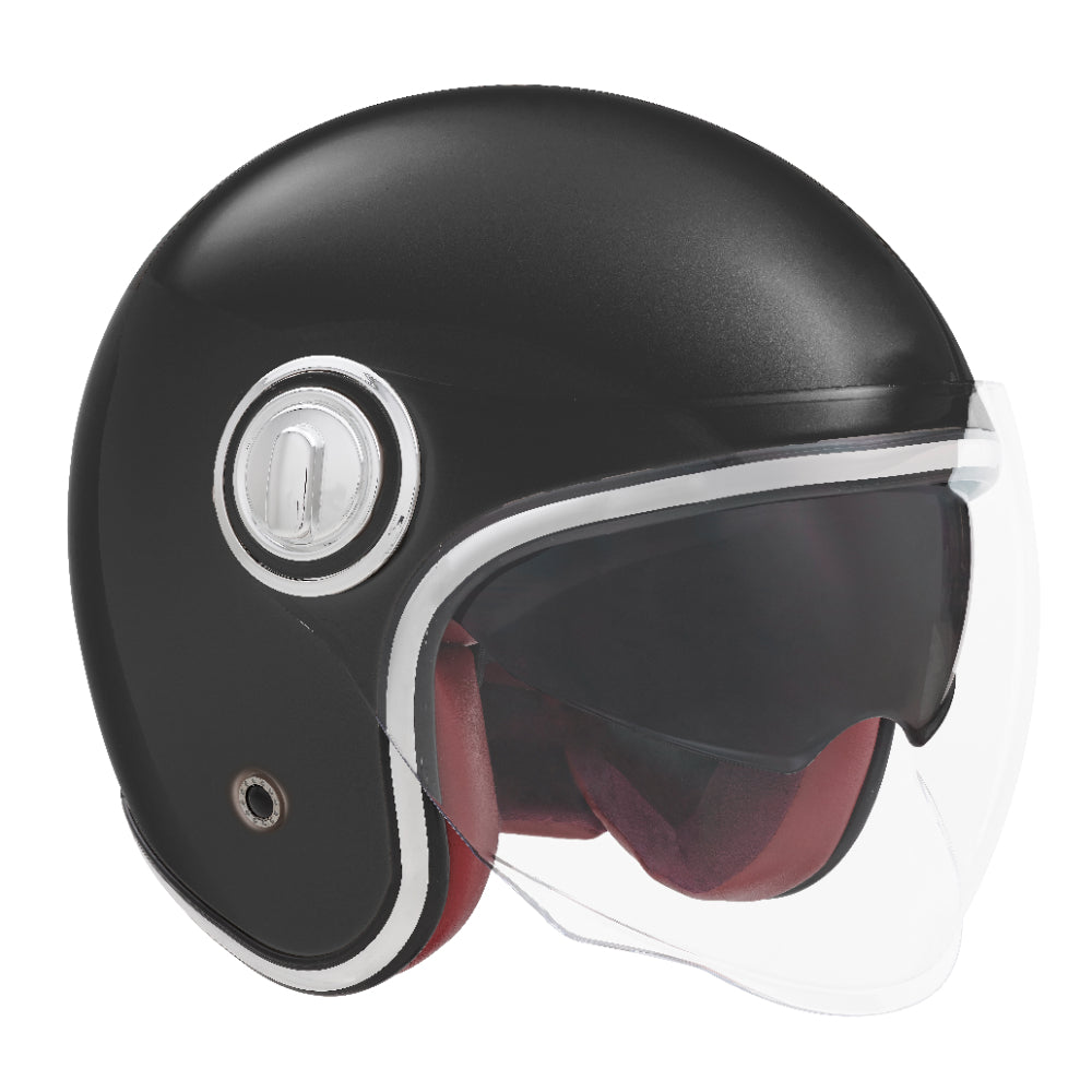 NOX PREMIUM JET HERITAGE NOIR MAT Nox Helmet